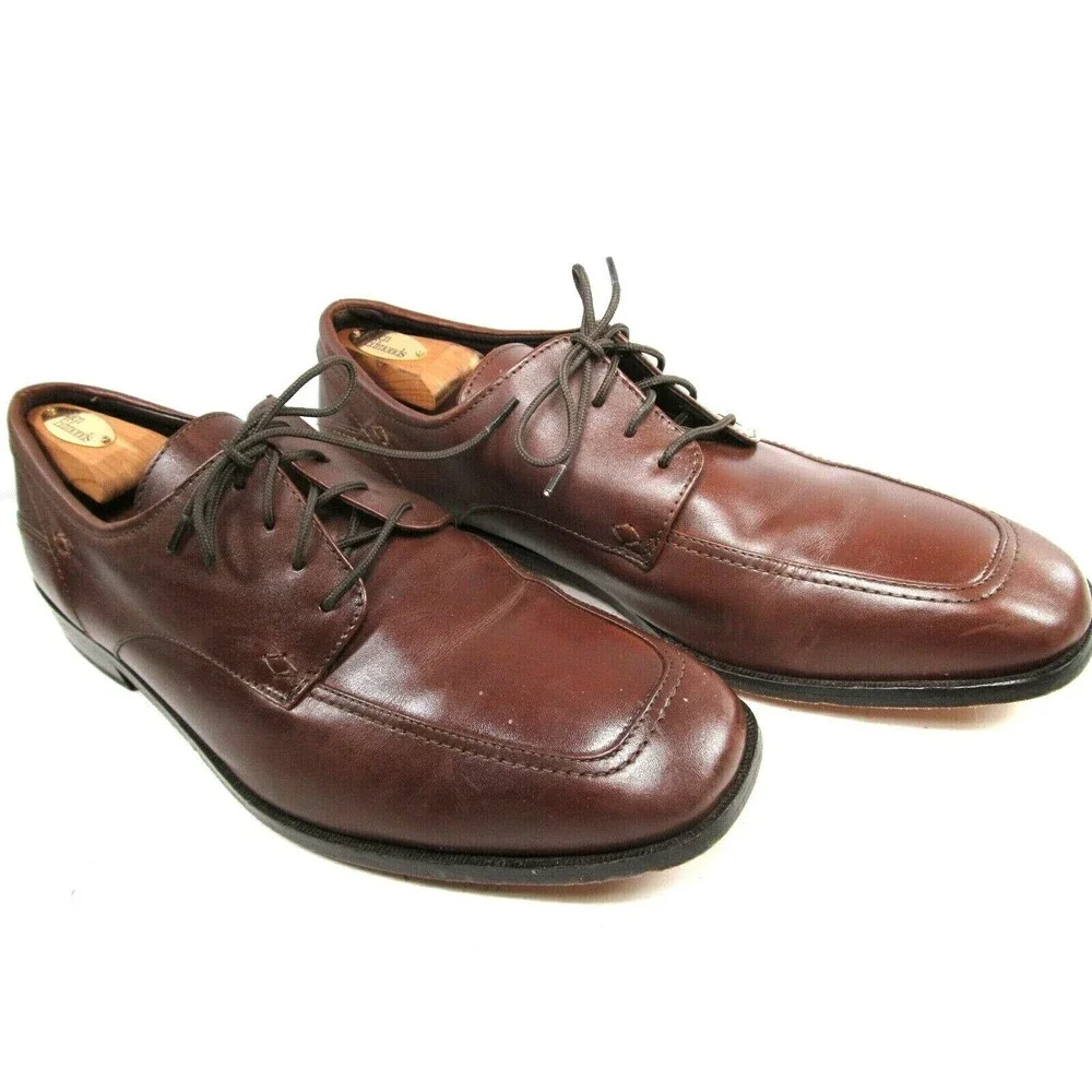 Florsheim Oxfords Washington Brown Leather Apron Toe Mens Size US 13 D